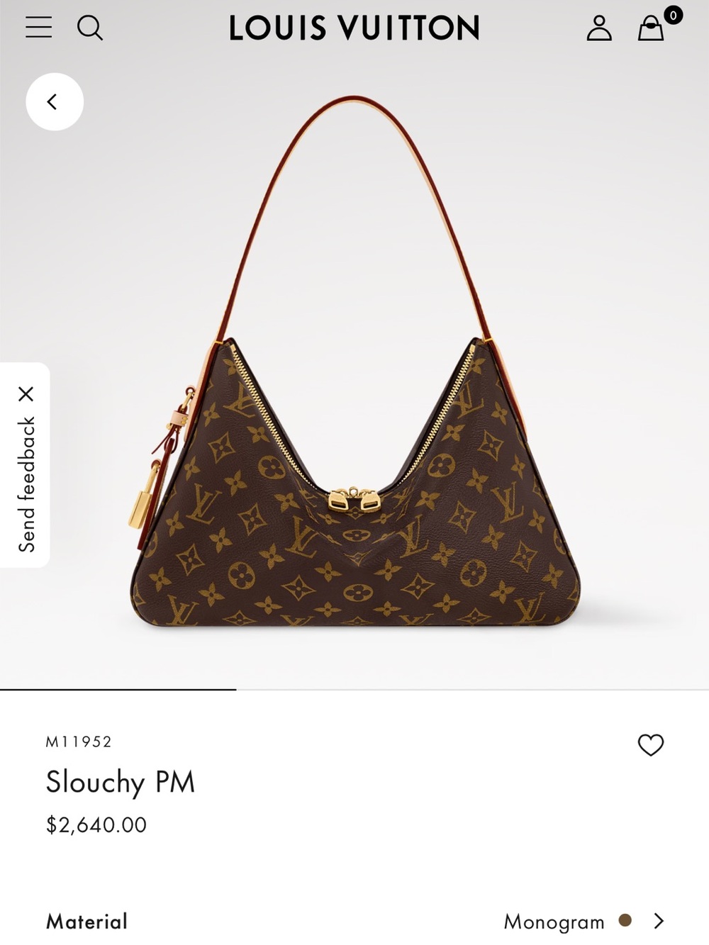 Louis Vuitton Slouchy PM shoulder bag - Picture 5 of 6